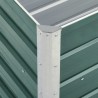 Lit surélevé de jardin Acier galvanisé 240x40x45 cm Vert 