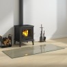 Plaque de verre pour cheminée rectangulaire 120x50 cm 