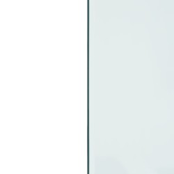Plaque de verre pour cheminée rectangulaire 120x50 cm 
