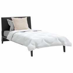 Couette avec oreiller 2 pcs Blanc 140 x 200 cm Microfibre 