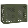 Housse de climatiseur Verte olive 100x50x70 cm en acier 