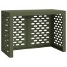 Housse de climatiseur Verte olive 100x50x70 cm en acier 