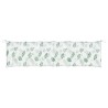 Coussin de banc de jardin motif de feuilles 200x50x7 cm tissu 