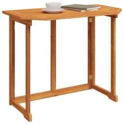 Table de bistro 90x50x75 cm Bois d'acacia massif 