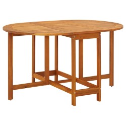Table de jardin 130x90x72 cm Bois d'acacia massif 