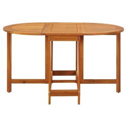Table de jardin 130x90x72 cm Bois d'acacia massif 