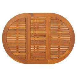 Table de jardin 130x90x72 cm Bois d'acacia massif 