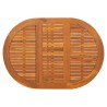 Table de jardin 130x90x72 cm Bois d'acacia massif 