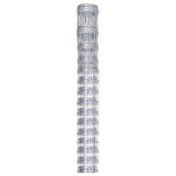 Clôture de jardin Acier galvanisé 50x1,6 m Argenté 