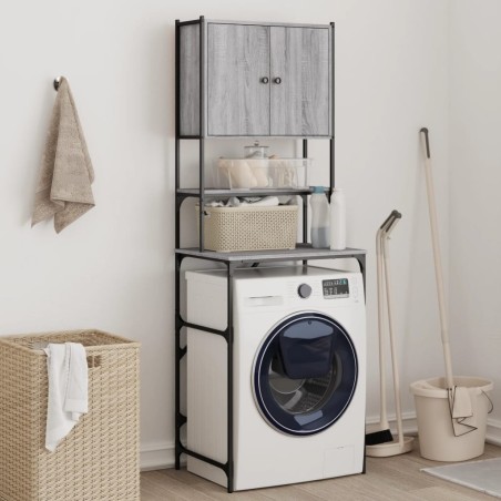 Armoire de machine à laver sonoma gris 68x48,5x194 cm 