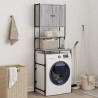 Armoire de machine à laver sonoma gris 68x48,5x194 cm 