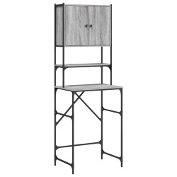 Armoire de machine à laver sonoma gris 68x48,5x194 cm 