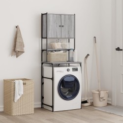 Armoire de machine à laver sonoma gris 68x48,5x194 cm 