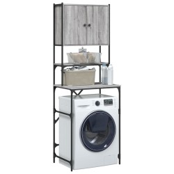 Armoire de machine à laver sonoma gris 68x48,5x194 cm 