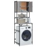 Armoire de machine à laver sonoma gris 68x48,5x194 cm 