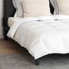 Couette avec oreiller 3 pcs Blanc 240 x 260 cm Bas 