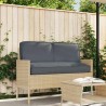 Set de coussins de palette avec oreiller 3 pcs Anthracite 