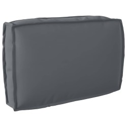 Set de coussins de palette avec oreiller 3 pcs Anthracite 