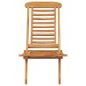 Chaise de jardin pliable 50x90x69 cm Bois de teck massif 