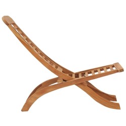 Chaise de jardin pliable 50x90x69 cm Bois de teck massif 