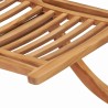 Chaise de jardin pliable 50x90x69 cm Bois de teck massif 