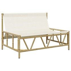 Banc de jardin avec coussin Gris 110 x 80 x 71 cm Acier 