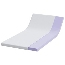 Coussins de Matelas Blanc 100 x 200 cm 