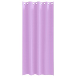 Rideaux avec des rideaux 2 pcs Violet 225 x 140 cm Polyester 