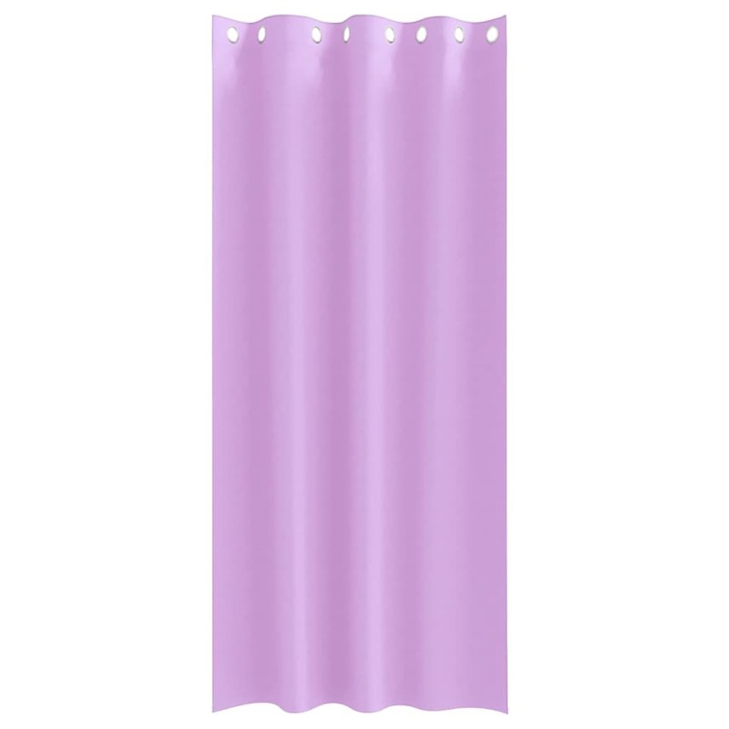 Rideaux avec des rideaux 2 pcs Violet 225 x 140 cm Polyester 