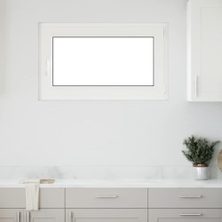 Fenêtre de sous-sol« RISOR » 100 x 60 cm oscillo-battante DIN droite blanche 