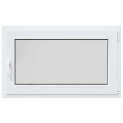 Fenêtre de sous-sol« RISOR » 100 x 60 cm oscillo-battante DIN droite blanche 