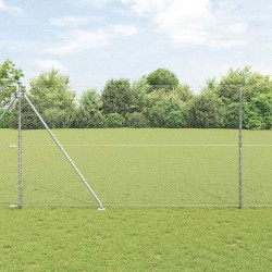 Clôture hexagonale 1,6 x 10 m en acier galvanisé 