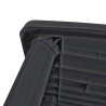 Table de jardin Anthracite 101 x 68 x 72 cm Plastique 