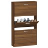 Armoire à chaussures Chêne marron 59x17x108cm Bois d'ingénierie 