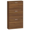 Armoire à chaussures Chêne marron 59x17x108cm Bois d'ingénierie 