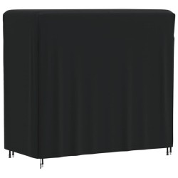 Housse pour portant de bois de chauffage noir 122x61x106 cm 