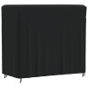 Housse pour portant de bois de chauffage noir 122x61x106 cm 