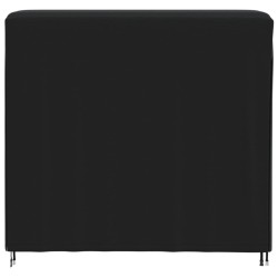 Housse pour portant de bois de chauffage noir 122x61x106 cm 