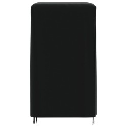 Housse pour portant de bois de chauffage noir 122x61x106 cm 