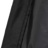 Housse pour portant de bois de chauffage noir 122x61x106 cm 