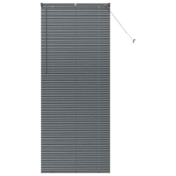 Store de Fenêtre Gris foncé 90 x 220 cm Aluminium 