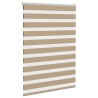 Store zèbre marron sable largeur du tissu 105,9 cm polyester 