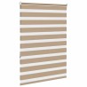 Store zèbre marron sable largeur du tissu 105,9 cm polyester 