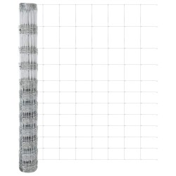 Poteaux de Clôture 22 pcs U-Channel 140 cm Acier Galvanisé 