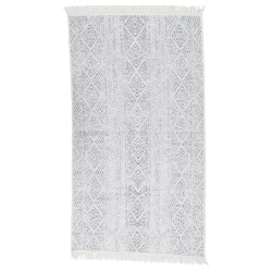 Tapis Gris clair 120x180 cm Coton 