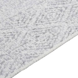 Tapis Gris clair 120x180 cm Coton 