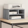 Support d'imprimante sonoma gris 40x32x22,5cm bois d'ingénierie 
