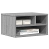 Support d'imprimante sonoma gris 40x32x22,5cm bois d'ingénierie 