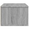 Support d'imprimante sonoma gris 40x32x22,5cm bois d'ingénierie 