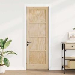 Porte Intérieure 'ORKDAL'73,5x211x4 cm en Bois Massif de Pin 
